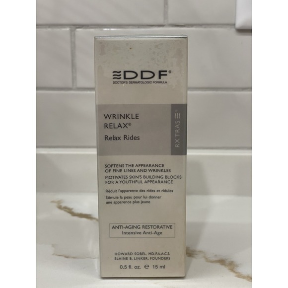 DDF Wrinkle Relax Rides Anti-Aging Restorative Intensive 0.5 fl oz‎ Sealed READ - Picture 1 of 5